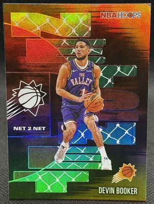 2025-26 Topps NBA Hoops Devin Booker Net 2 Net Green Hoops #NTN-5 Suns