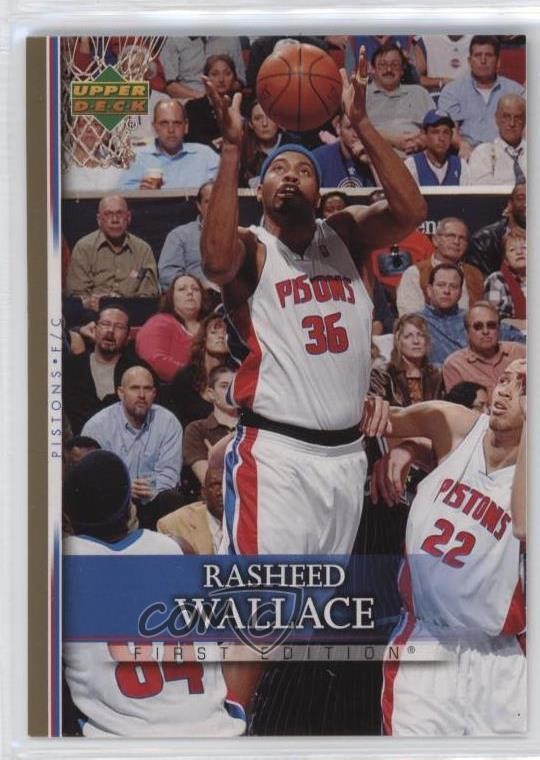 2007-08 Upper Deck First Edition Gold Rasheed Wallace #129 2b6