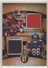 2019 Panini Gold Standard 96/199 Riley Ridley Mecole Hardman Jr #NMMD-1 pb1