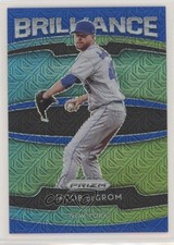2020 Panini Prizm Brilliance Blue Mojo Prizm 65/175 Jacob deGrom #B-1 on6
