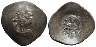 FITZ BYZANTINE EMPIRE TRACHY ISAAK II ANGELOS AKAKIA CONSTANTINOPLE BL @GJL40