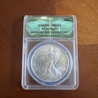 1993 $1 American Silver Eagle ANACS MS69 Silver Dollar .999 Fine Silver 1oz.