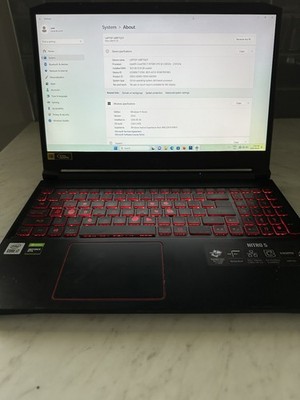 Acer Nitro 5 AN515-55-73GS i7-10750H 16GB RAM 512GB SSD GeForce GTX 1650ti