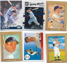 Mickey Mantle  (6) cards  Topps, Optic, Diamond Kings