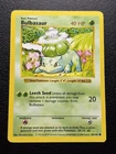 Pokemon Card Bulbasaur 44/102 Shadowless Base Set WOTC Vintage MP