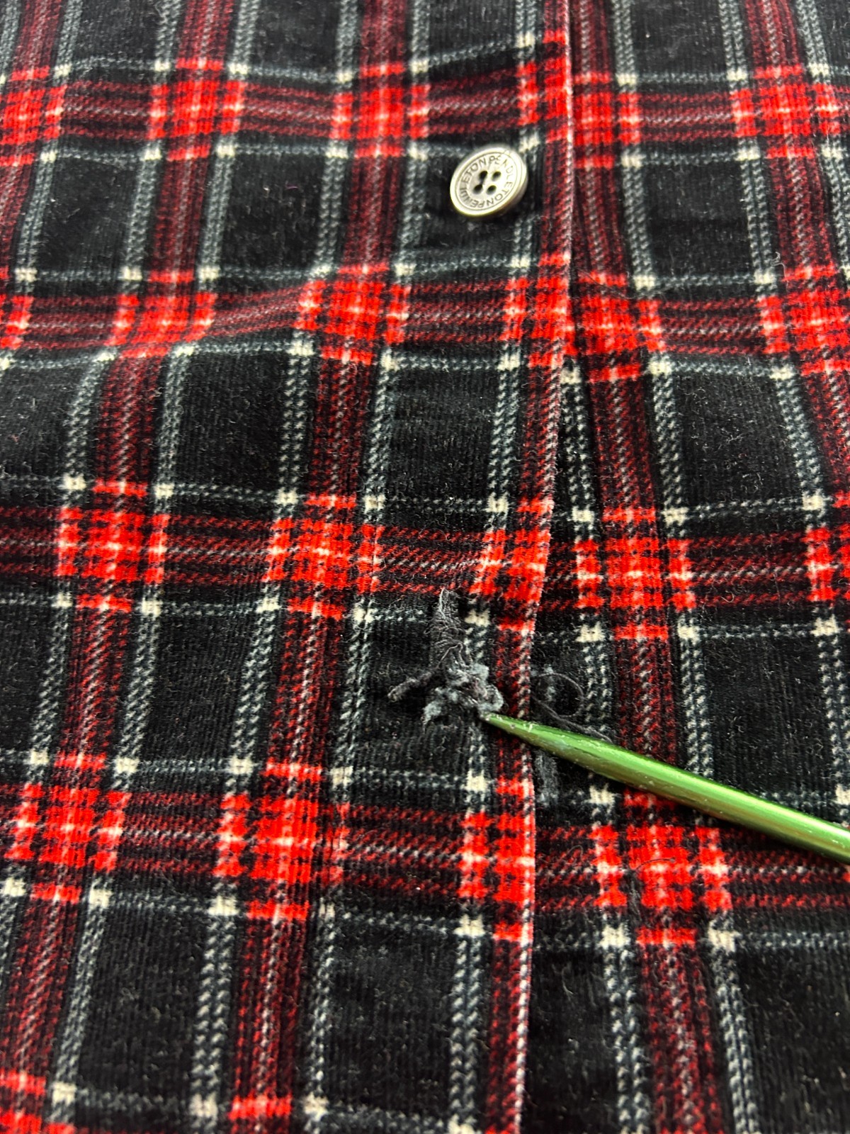 Pendleton Plaid Button Front Sleeveless Dress Wom… - image 3