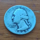 1945-P Washington Quarter 25C Silver 0.9 Business Strike KM#164