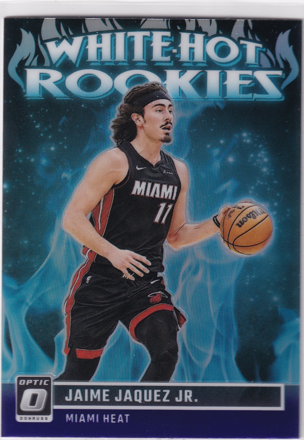 Jaime Jaquez Jr - 2023-24 Donruss Optic White Hot Rookies Purple Prizm #13
