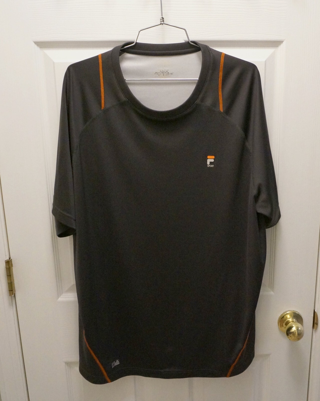 T shirt Fila Sport Tennis Running grigio scuro X Large (22)