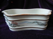 Antique Porcelain Plant Pot with Decoration by Tao Zhengchang (陶正昌）