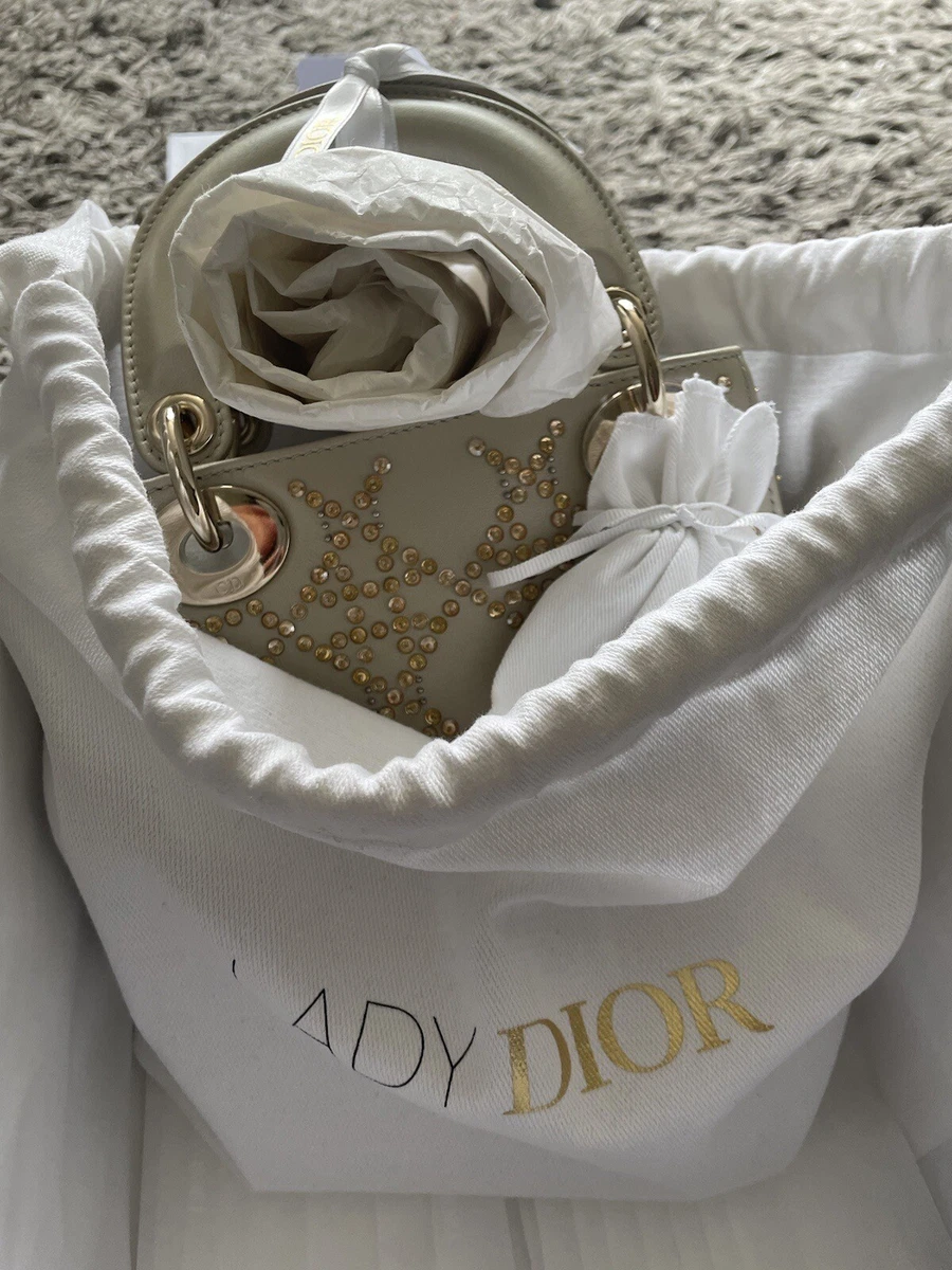 Mini lady dior embroidered bag cheap