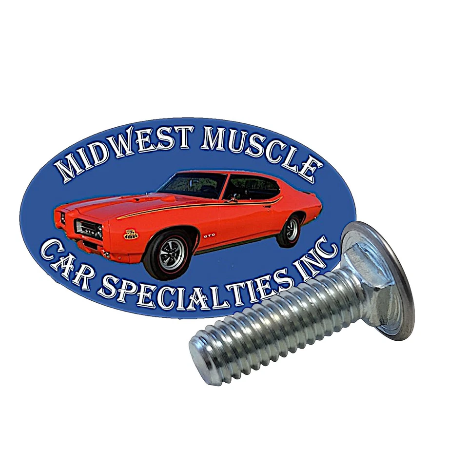 Pernos de parachoques delanteros traseros con tapa de acero inoxidable para Ford 7/16-14x1-3/8" 4 piezas F Foto 2 de 4