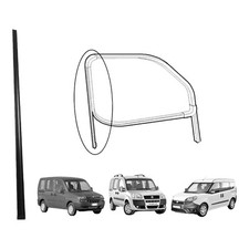 Canaletto Vetro Scendente SINISTRO Adatto per FIAT Doblo’ 2000-2009 - 51883273