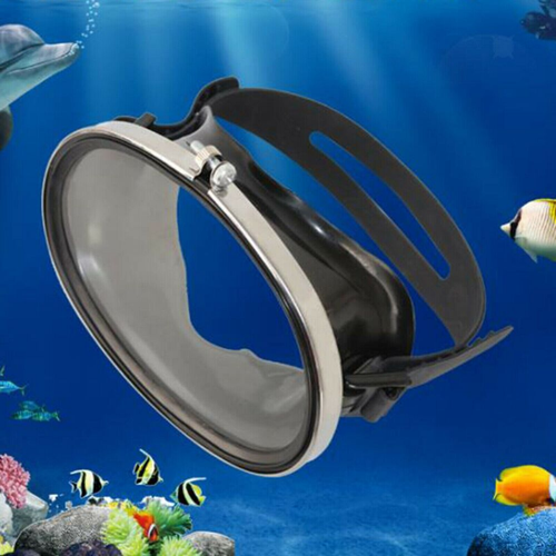 Ovale Schnorchel Tauchmaske Antibeschlag Hartglas Schnorchelbrille Brille NEU - Bild 6 von 7
