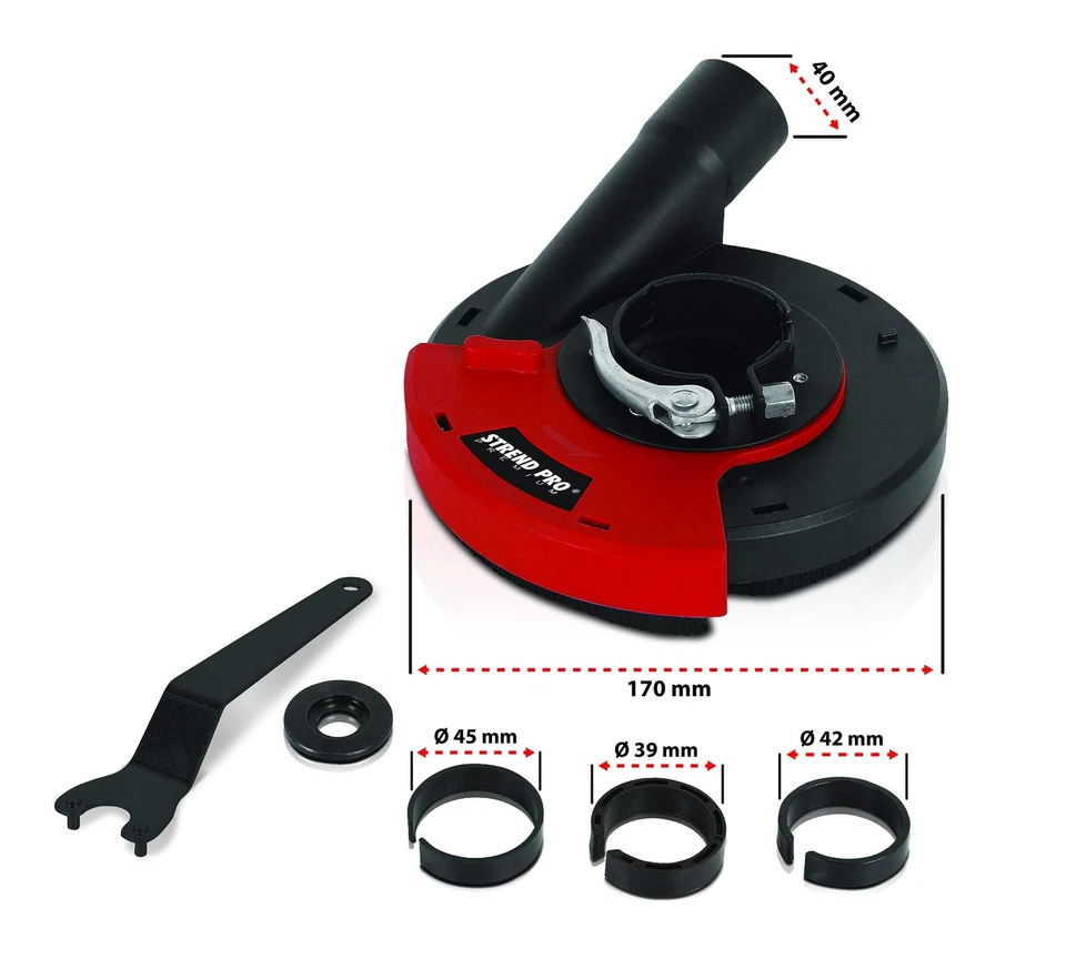 Absaughaube für Winkelschleifer 125mm / 115mm | Universal Fit | Flex Absaugun... - Bild 3 von 4