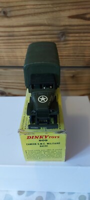 CAMION MILITAIRE GMC bâché CCKW Dinky Toys France 809 Meccano-Triang EUR 2,00 - FR