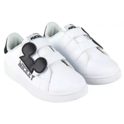 Chaussures Disney Mickey Souris Baskets Sportif A Fermeture Scratch Enfant 4989 - Photo 1/4