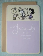 Peanuts Gang Friends Greeting Card Dayspring New (402)
