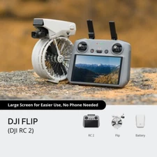 DJI Flip (DJI RC 2) 4K Camera Foldable Drone (1 Battery)