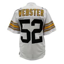 Mike Webster Jersey Old Number White Pittsburgh | Unisex Adult Sizes S-5XL
