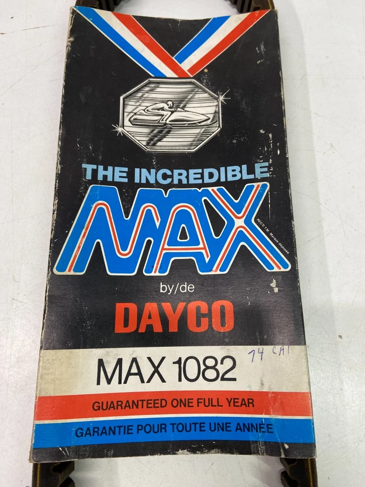 Vintage The Incredible Max Snowmobile Drive Belt Max1082 By Dayco - Image 2 of 4
