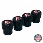 For TRD Logo Roundel Style Car Wheels Tire Air Valve Caps Stem Dust Cover Sport