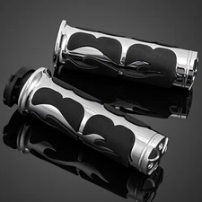 1" Inch Motorcycle Handle Bar Hand Grips For Harley Honda Suzuki Yamaha Kawasaki