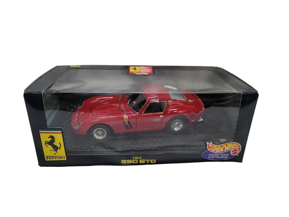 NEW 1:18 SCALE FERRARI 250 GTO RED BY MATTEL HOT WHEELS | eBay NEW 1:18 SCALE FERRARI 250 GTO RED BY MATTEL HOT WHEELS | eBay