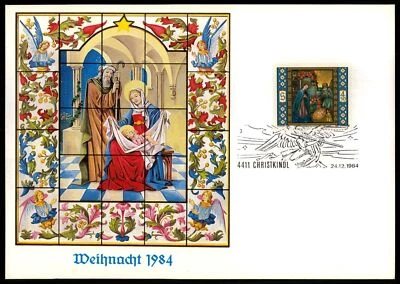 ÖSTERREICH SONDERKARTE 1984 WEIHNACHTEN CHRISTKINDL SOS KINDERDÖRFER ub13 - Bild 1 von 2