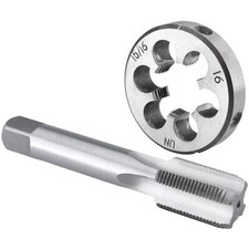 15/16"-16 UN Tap and Die Set 15/16 x 16 UN Machine Thread Tap and Round Die R...