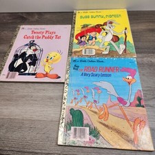 Lote de 3 libros de oro de Looney Toons