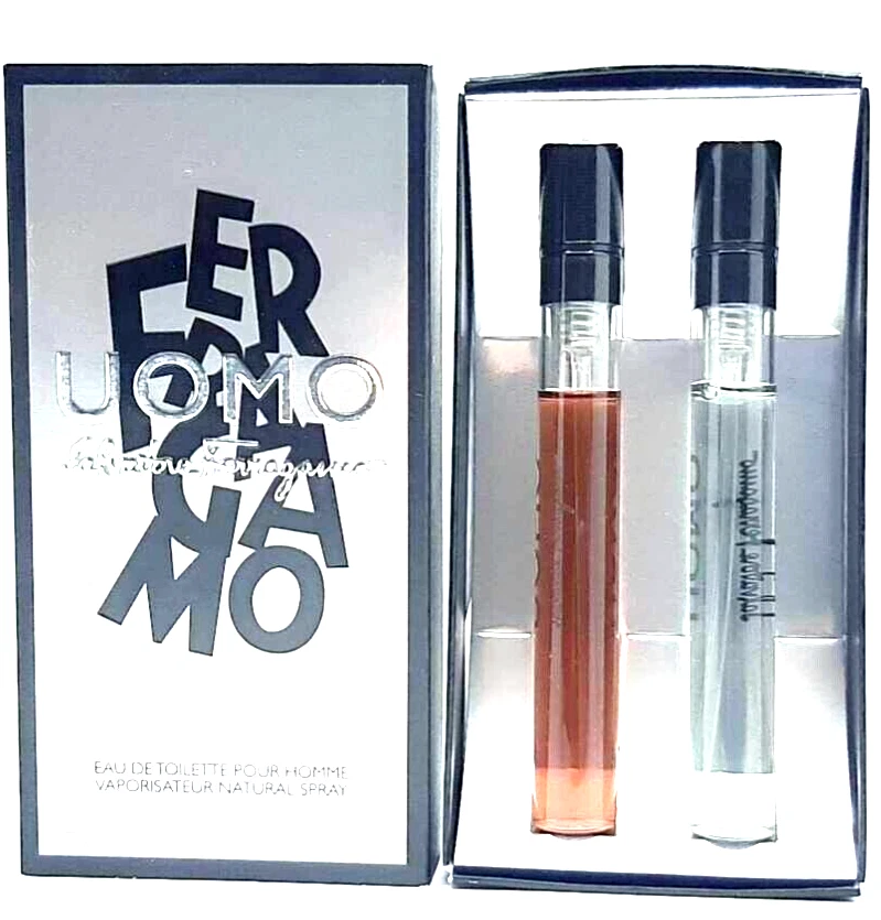 Salvatore Ferragamo UOMO & UOMO Casual Life Men's EDT 5ml /0.17oz Total of  10ml | eBay