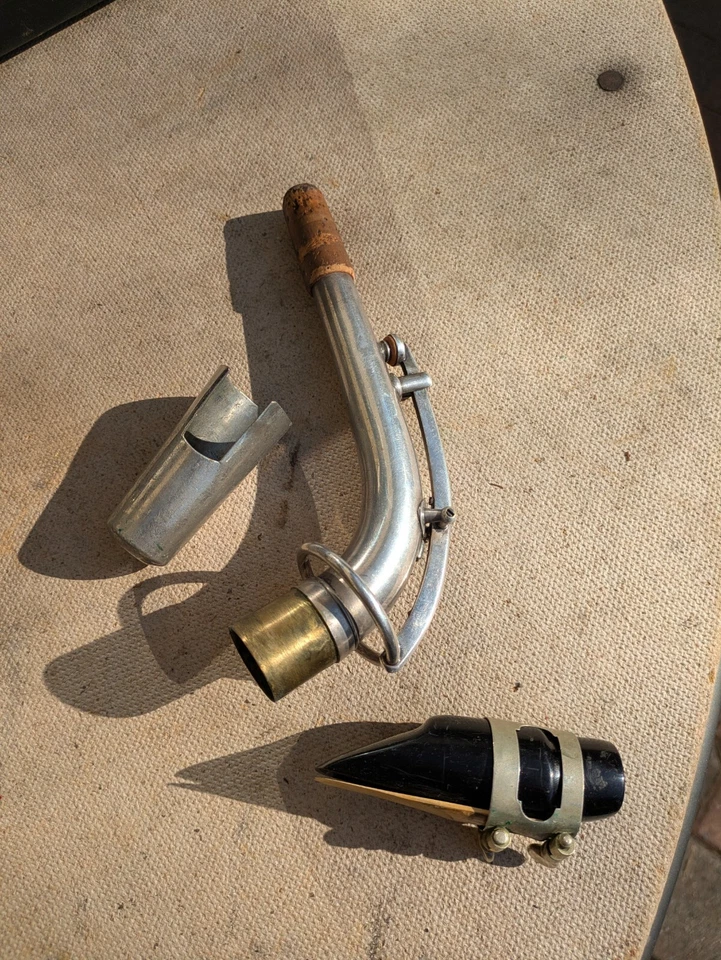 SAXOFÓN Y ESTUCHE VINTAGE ANTIGUO BUESCHER TONO BAJO TONO VERDADERO 1928 Foto 2 de 4