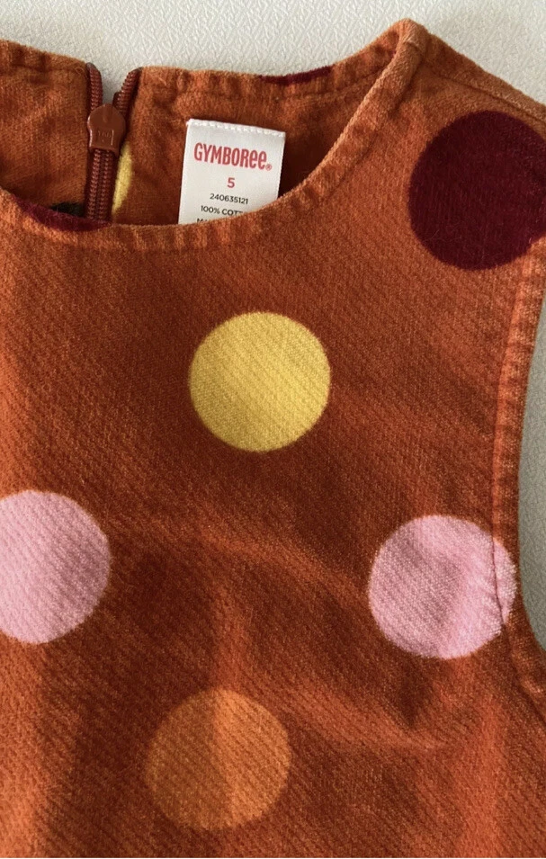 Gymboree sz 5 & Boutique Leopard Print Fall Dress by Daddy-O Outfits LOT - Image 3 of 4