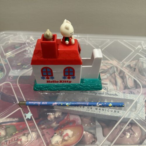 90s Vintage Sanrio Hello Kitty House Tape Dispenser UNUSED with Box