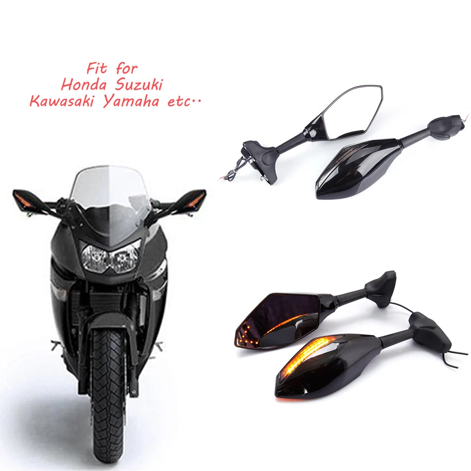 ESPEJOS RETROVISORES LED INTERMITENTE 2001 2002 2003 2004 2005 2006 YAMAHA YZF R6 / FZ6R Foto 3 de 4