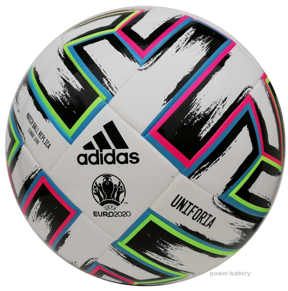 adidas Uniforia League J290 Fußball, Gr.4 - White/Black/Signal Green/Bright  Cyan (FH7351) online kaufen | eBay