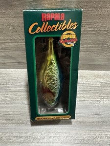 Rapala Risto Rap Glass Christmas Ornament Collectible Fishing