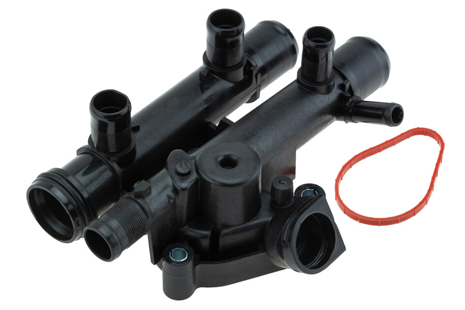 Boitier thermostat d'eau pour réparer le chauffage cabine sur Renault Master