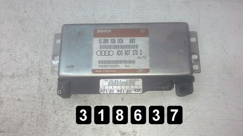AUDI A6 STEUERGERÄT ABS STEUERGERÄT 0265108005 4D0907379D ORIGINAL Bj 1995