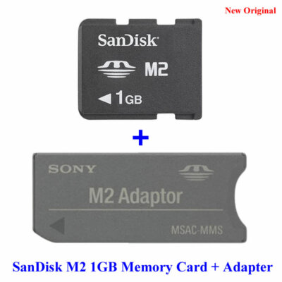 100% Genuine Original SanDisk M2 1GB Memory Card Sony M2 MSAC