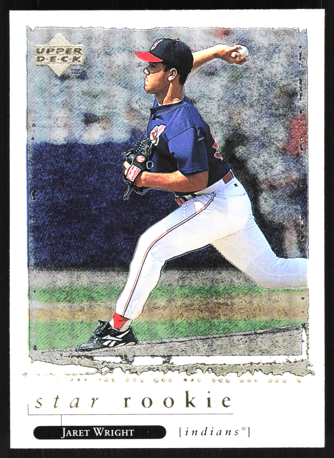 1998 Upper Deck Special F/X Jaret Wright #150 Cleveland Indians Baseball Card