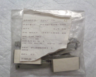 New Tektronix 343-1048-00 Flat Cable Mount Set for P6452 Probe Set of 4