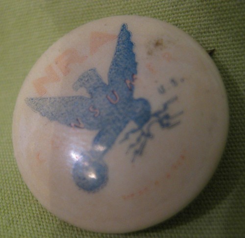 Antique Early 1930's NRA Pin; Hard to Find and Very Collectible - Picture 6 of 7