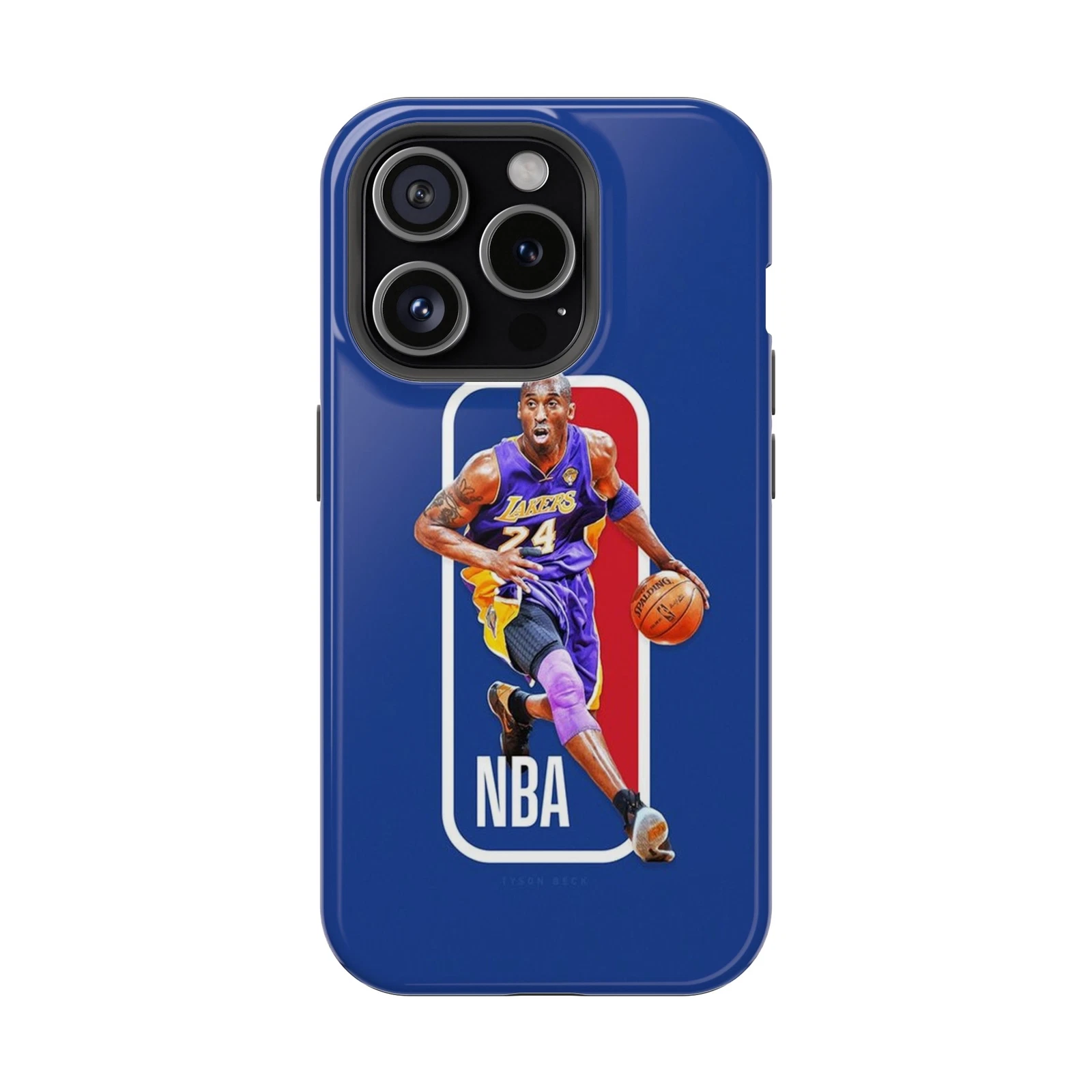 Kobe Bryant NBA Logo, Black Mamba Phone Case