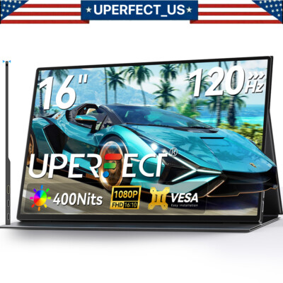UPERFECT UGame G2 - 120Hz Gaming Monitor 16.0'' Portable Display For PC PS5 2024