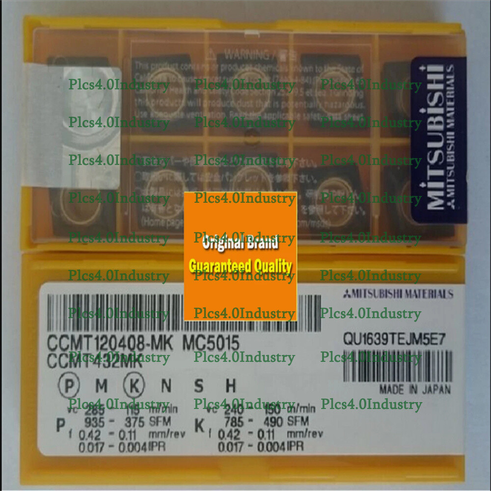 10 X MITSUBISHI SCMT 120408-MK MC5015 Wendeschneidplatten – SCMT 432MK, Japan-Qualität!