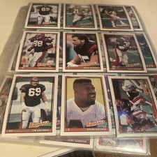 Lot Of 9 Cincinnati Bengals 1991 Topps  Football Cards