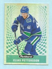 2019-20 Parkhurst Hockey Elias Pettersson PK-27 Vancouver Canucks PARKIES