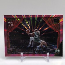 2021-22 Donruss Magicians Pink Laser Holo #6 Jayson Tatum Boston Celtics